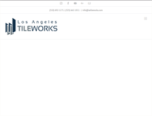 Tablet Screenshot of losangelestileworks.com